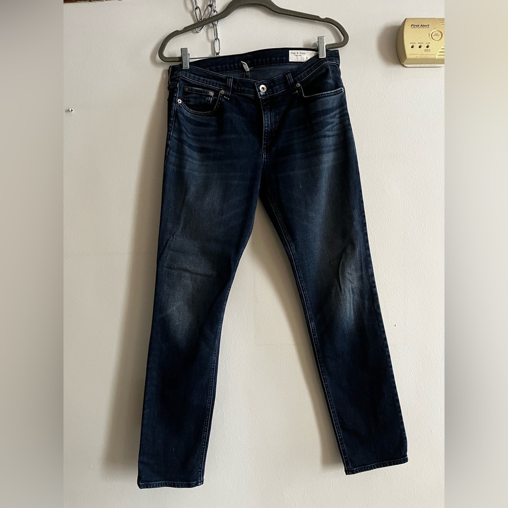 Rag & Bone “The Dre Lowrise Slim Boyfriend” Jeans